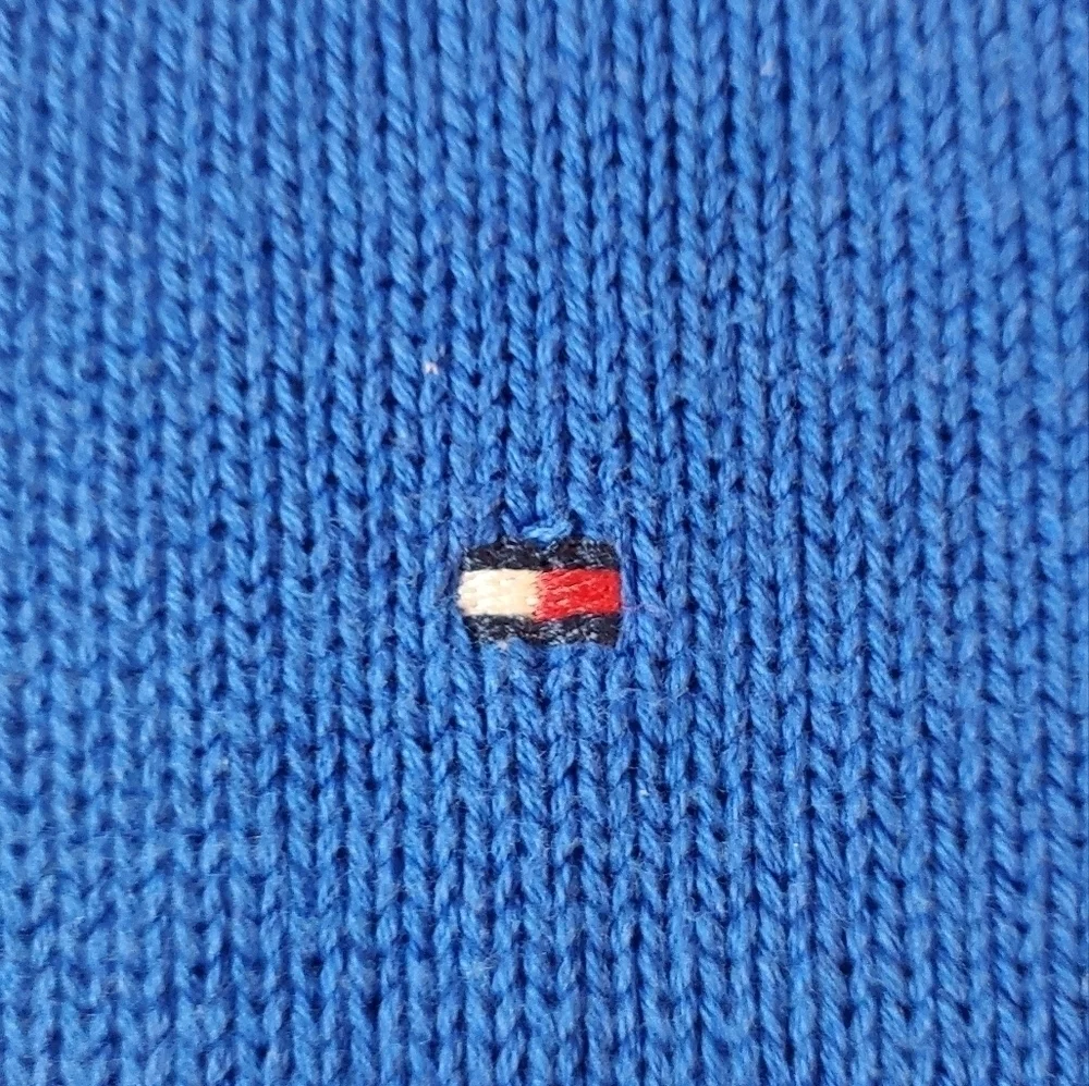 Tommy Hilfiger Kid's Colorblock Long Sleeve 1/4 Zip Sweater